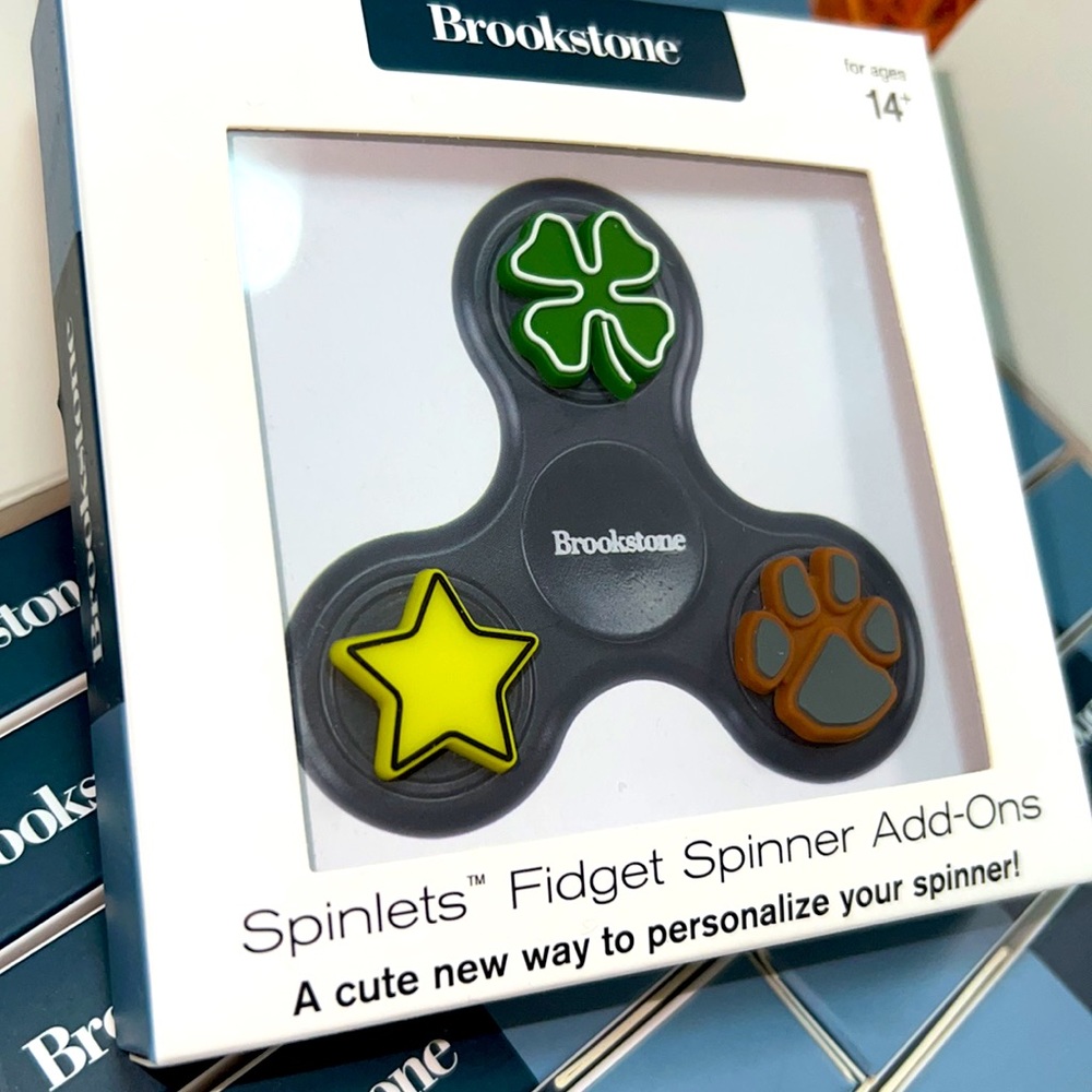 Brookstone fidget spinner add-ons